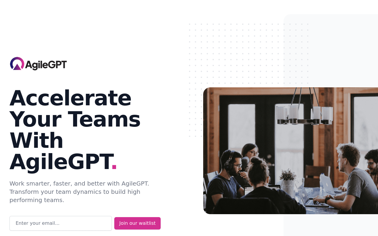 AgileGPT product screenshot