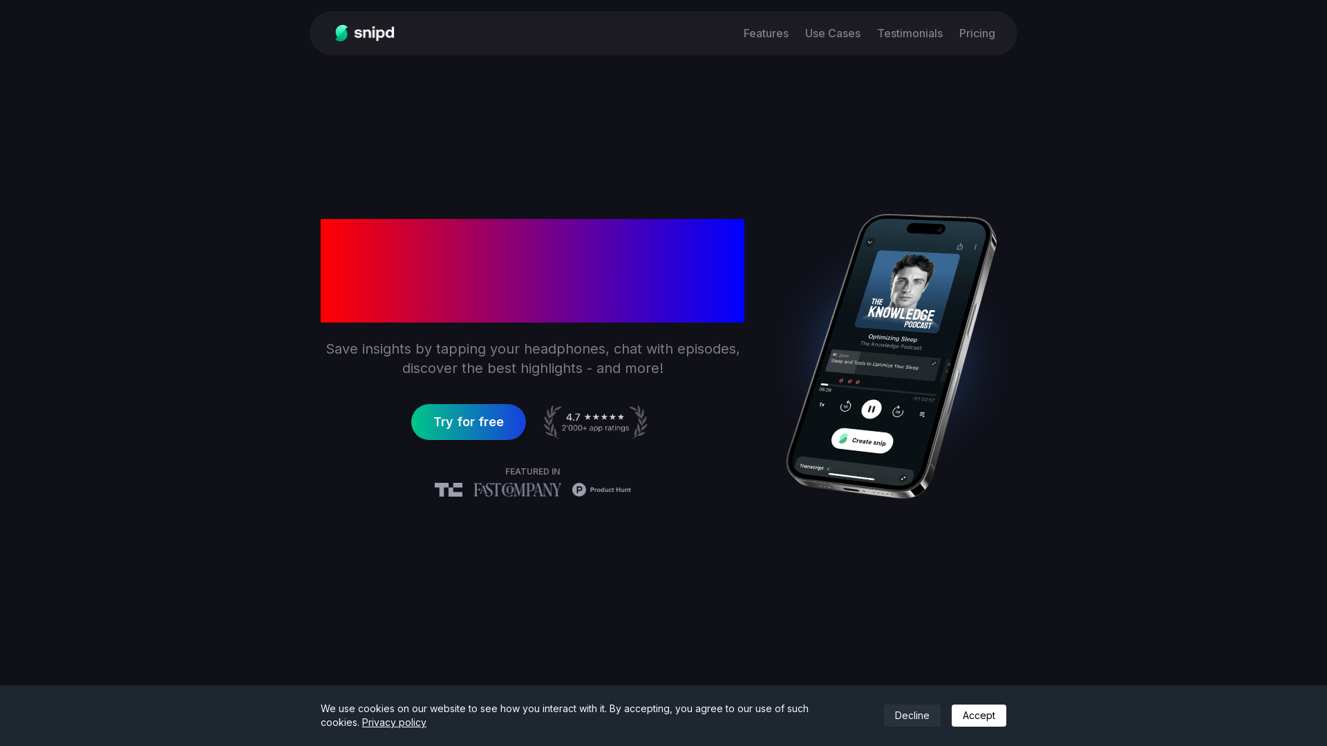 AI Podcast Notes | Snipd