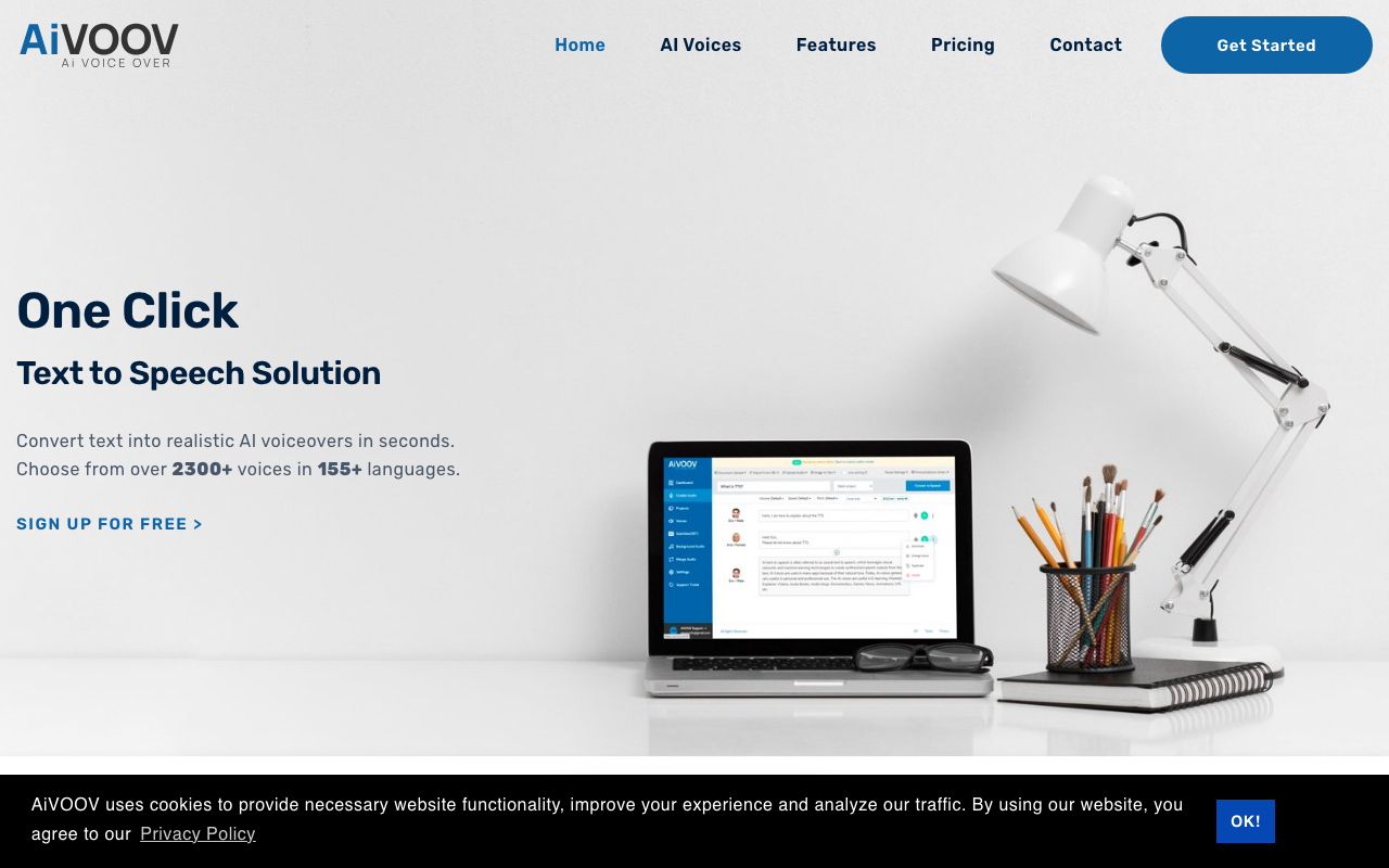 aivoov.com product screenshot