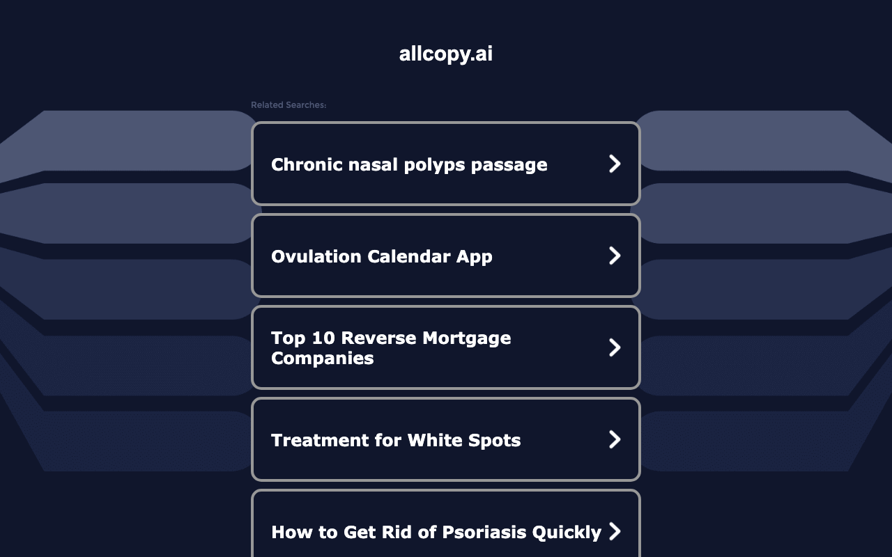AllCopy AI product screenshot