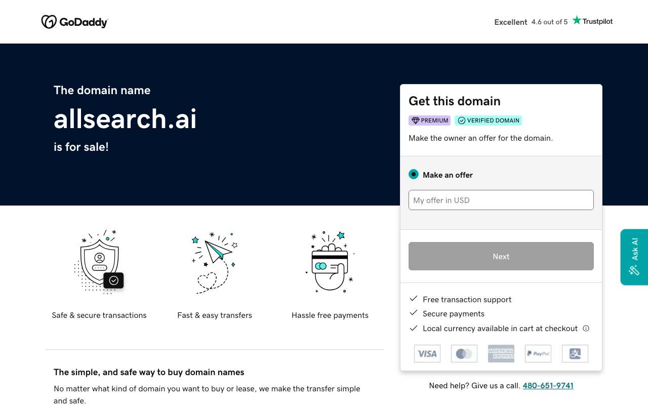 AllSearch.ai product screenshot