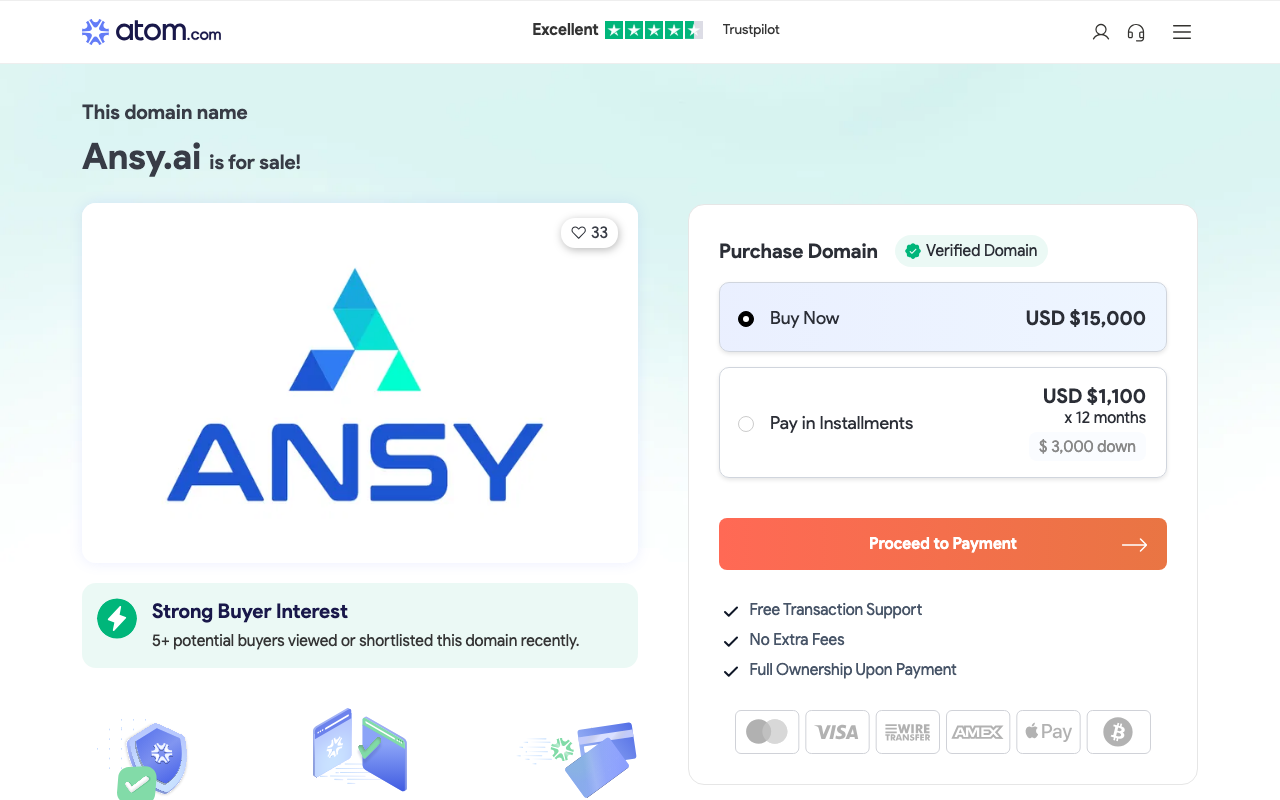 Ansy.ai product screenshot