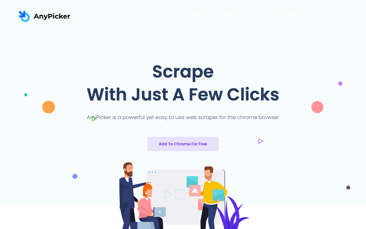 Anypicker.com product screenshot