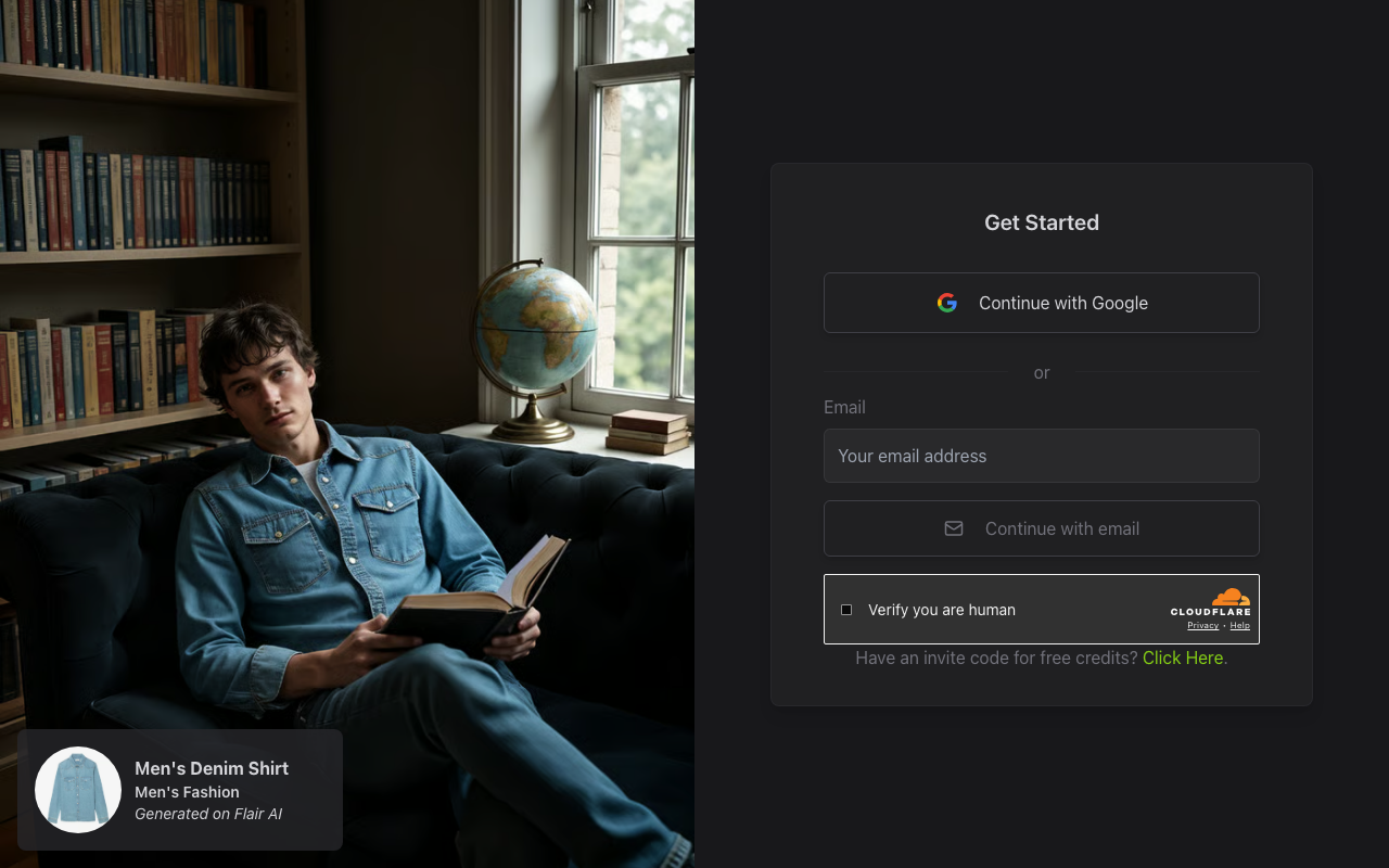 App.flair.ai product screenshot