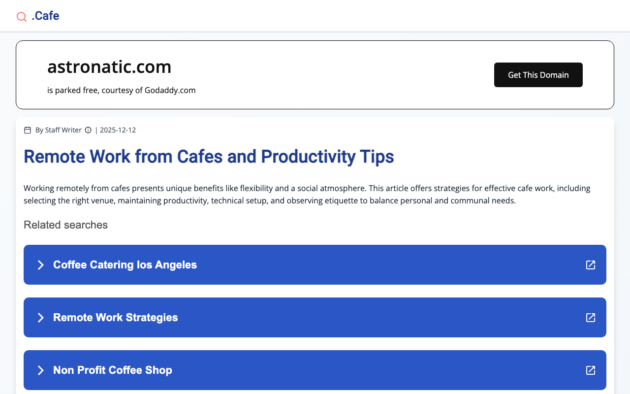 Astronatic product screenshot