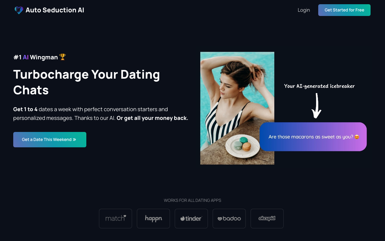 Auto Seduction AI product screenshot