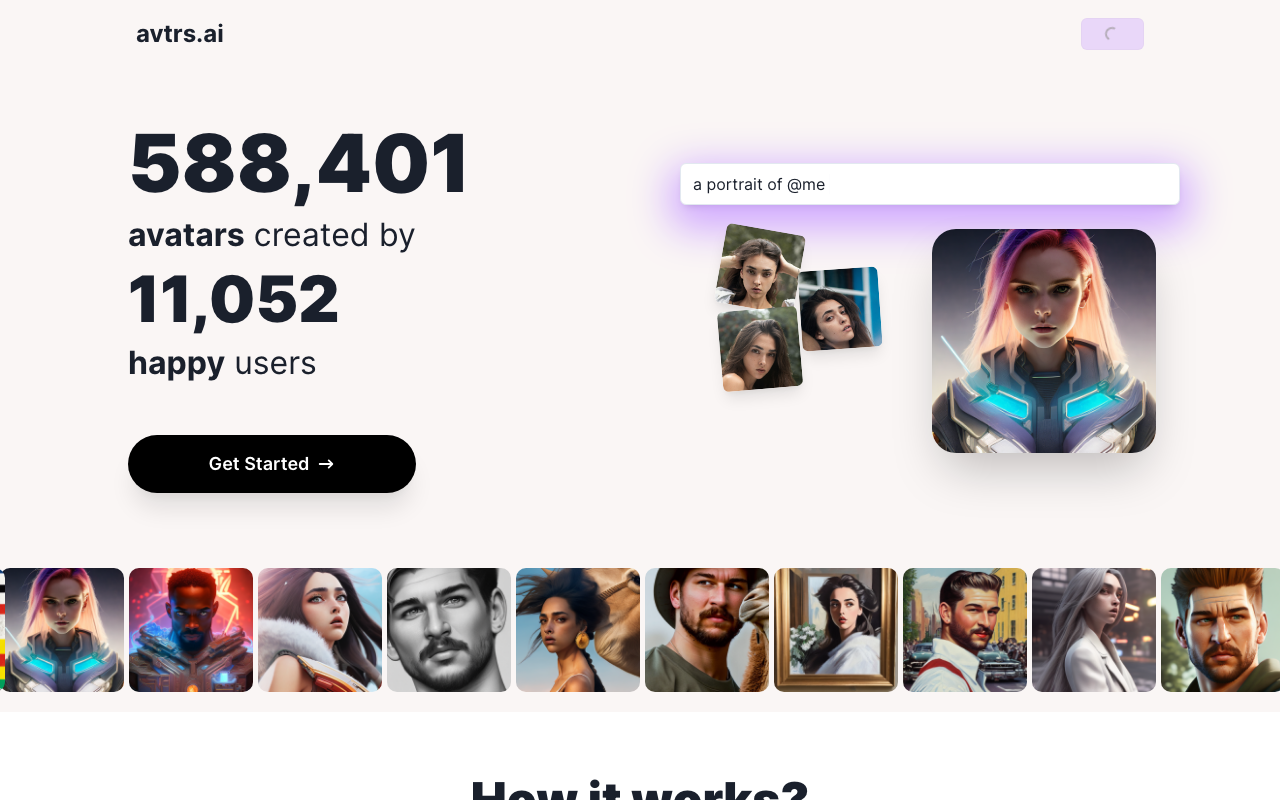 avtrs.ai product screenshot