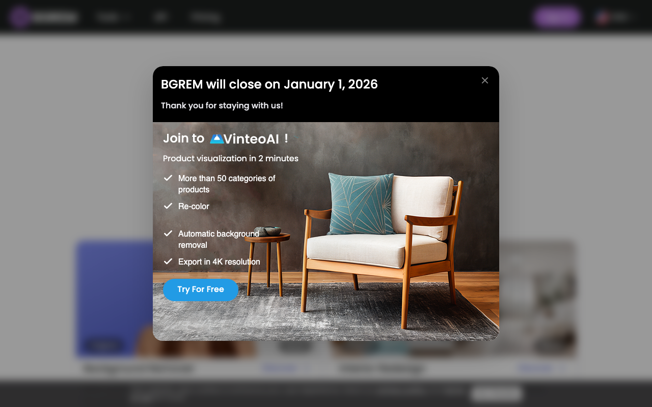 BgRem product screenshot