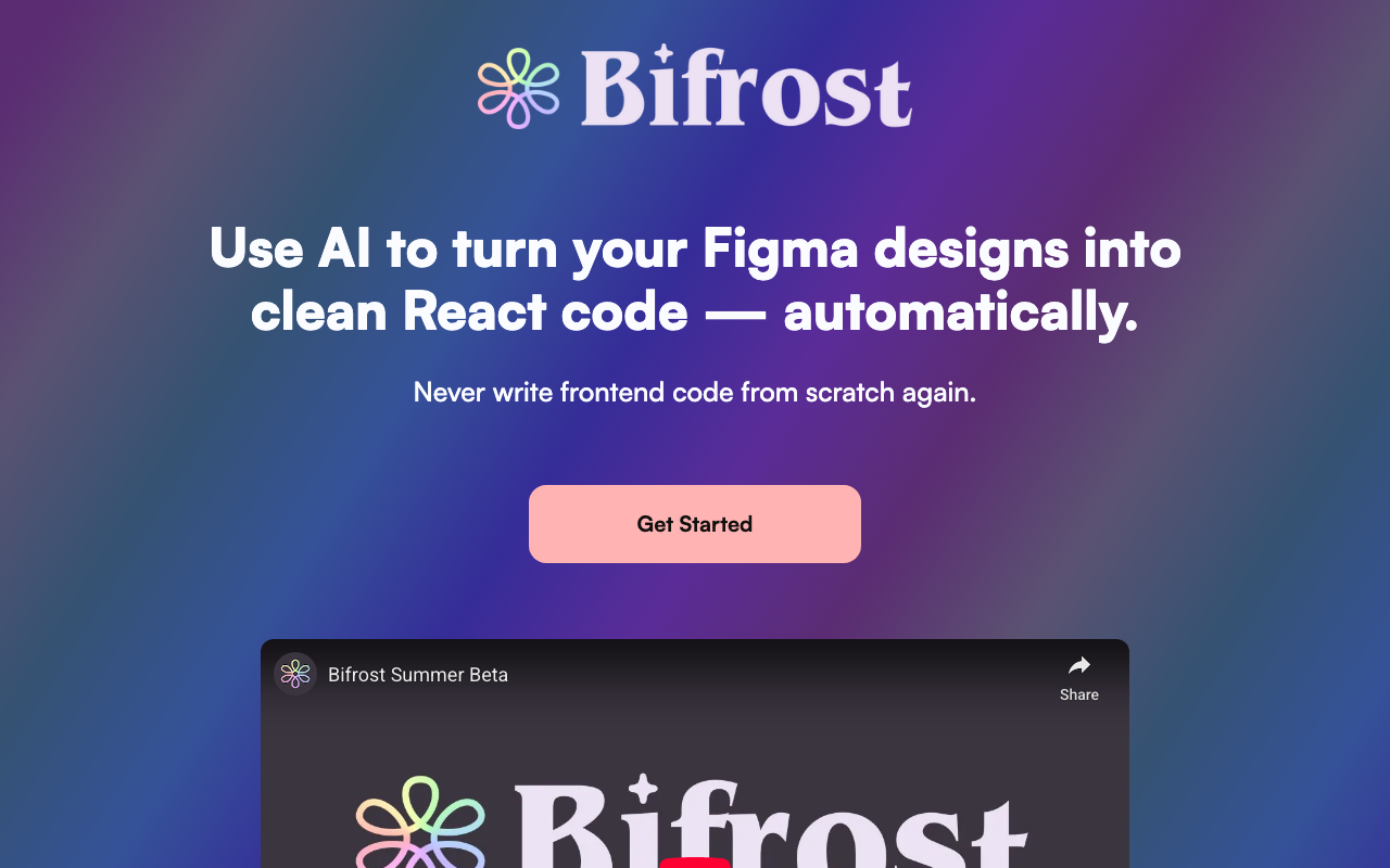 Bifrost product screenshot