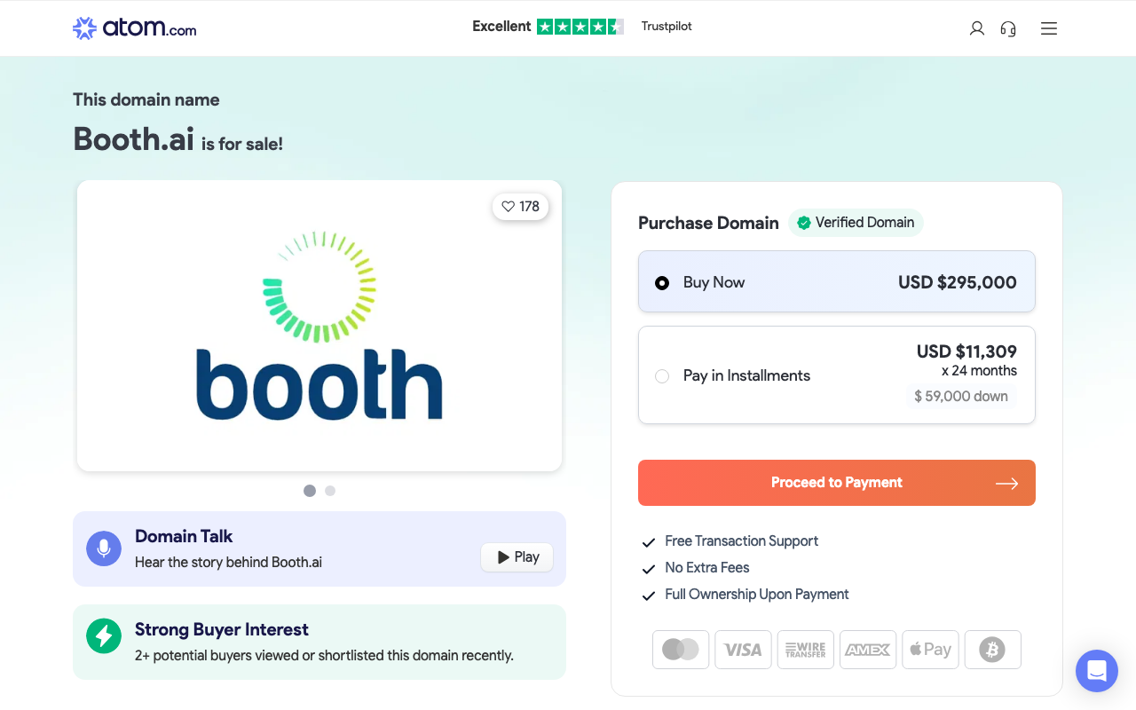 Booth.AI product screenshot
