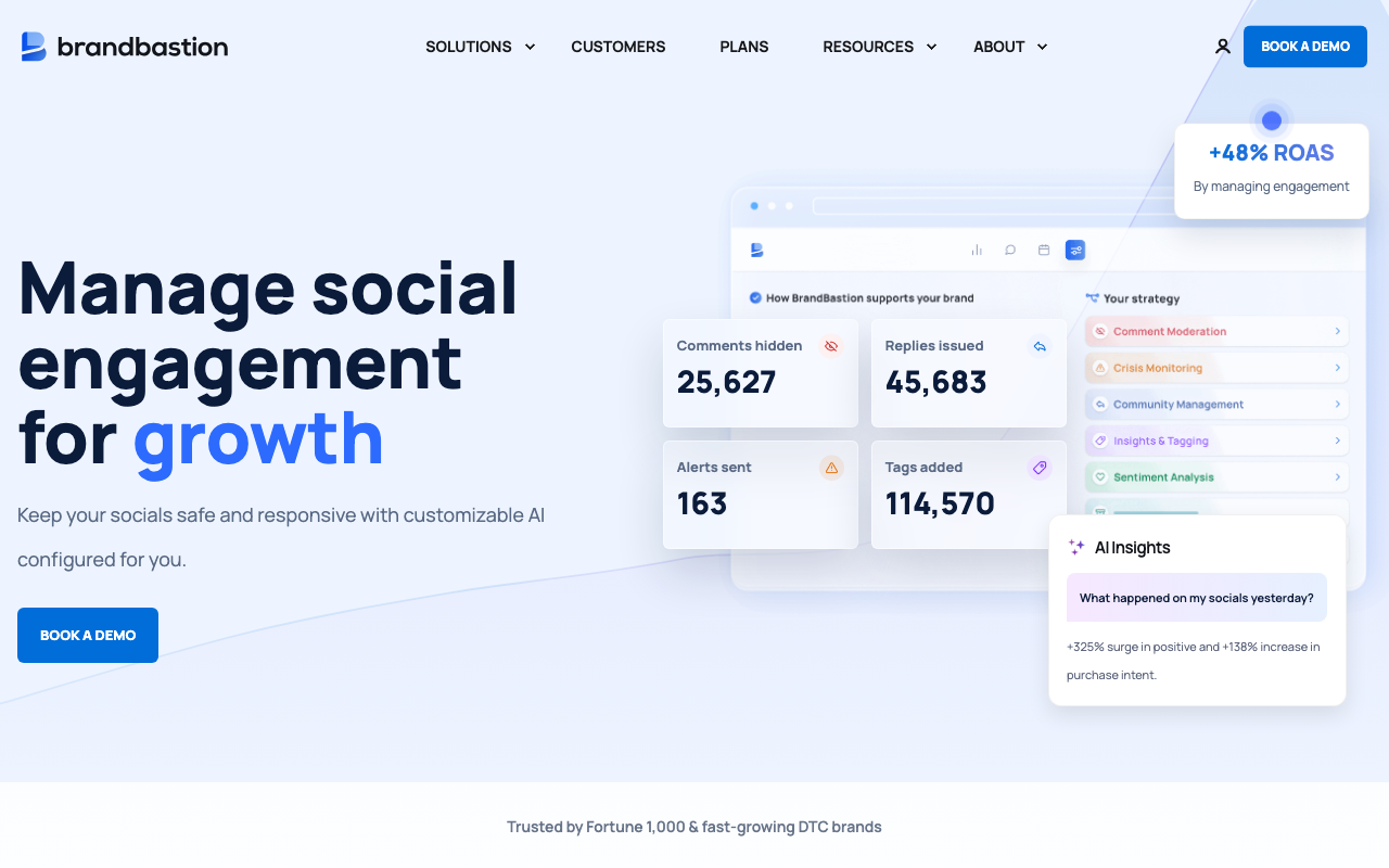 Brandbastion.com product screenshot