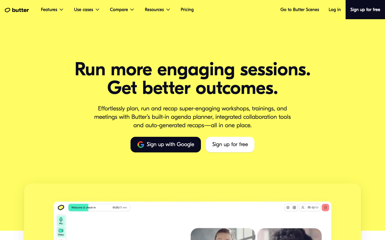 Butter product screenshot