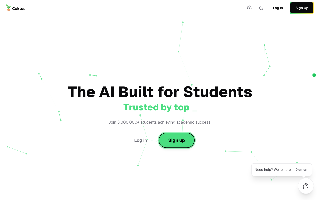 Caktus AI product screenshot