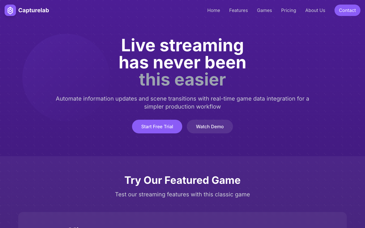 Capturelab product screenshot