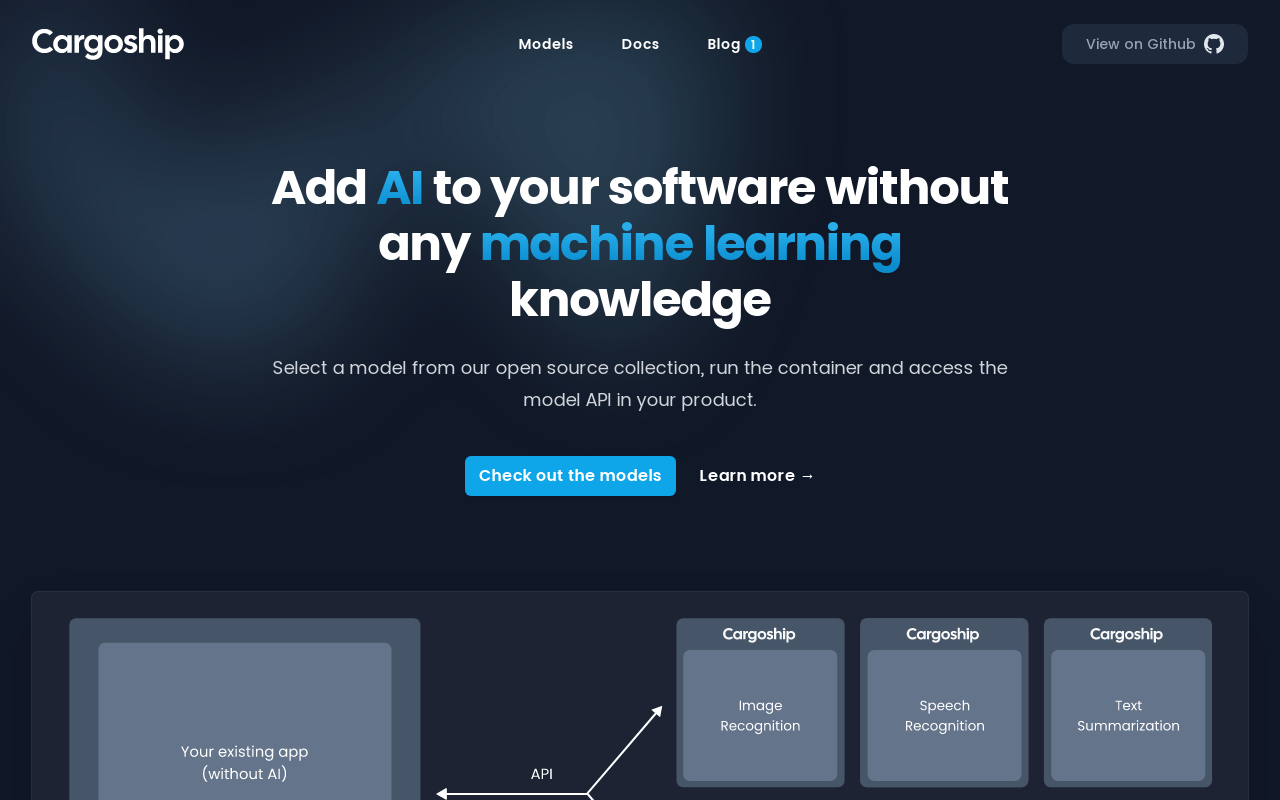 Cargoship – Integrate AI into your Application | Open Source Forms & Surveys by Cargoship product screenshot