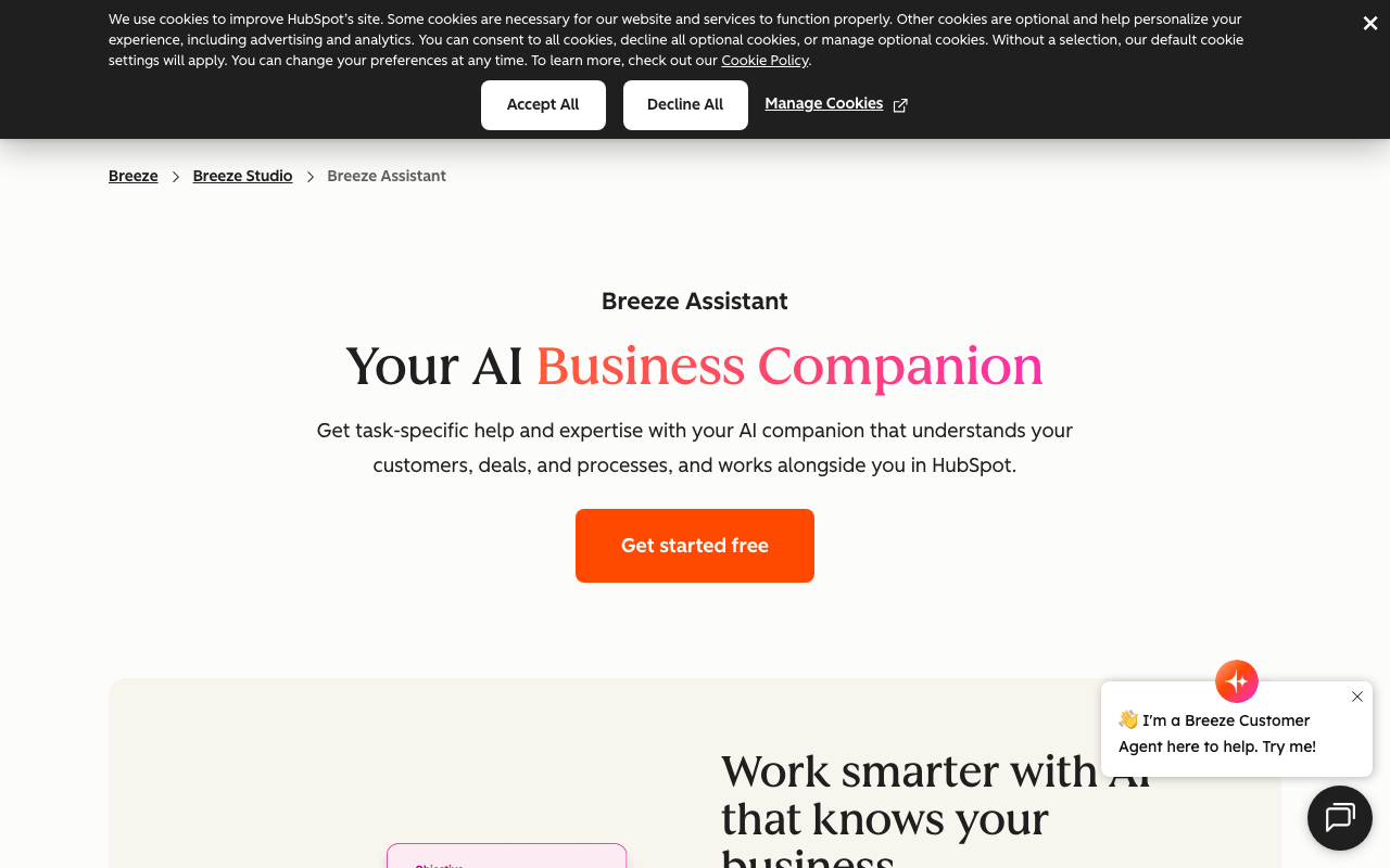 ChatSpot product screenshot