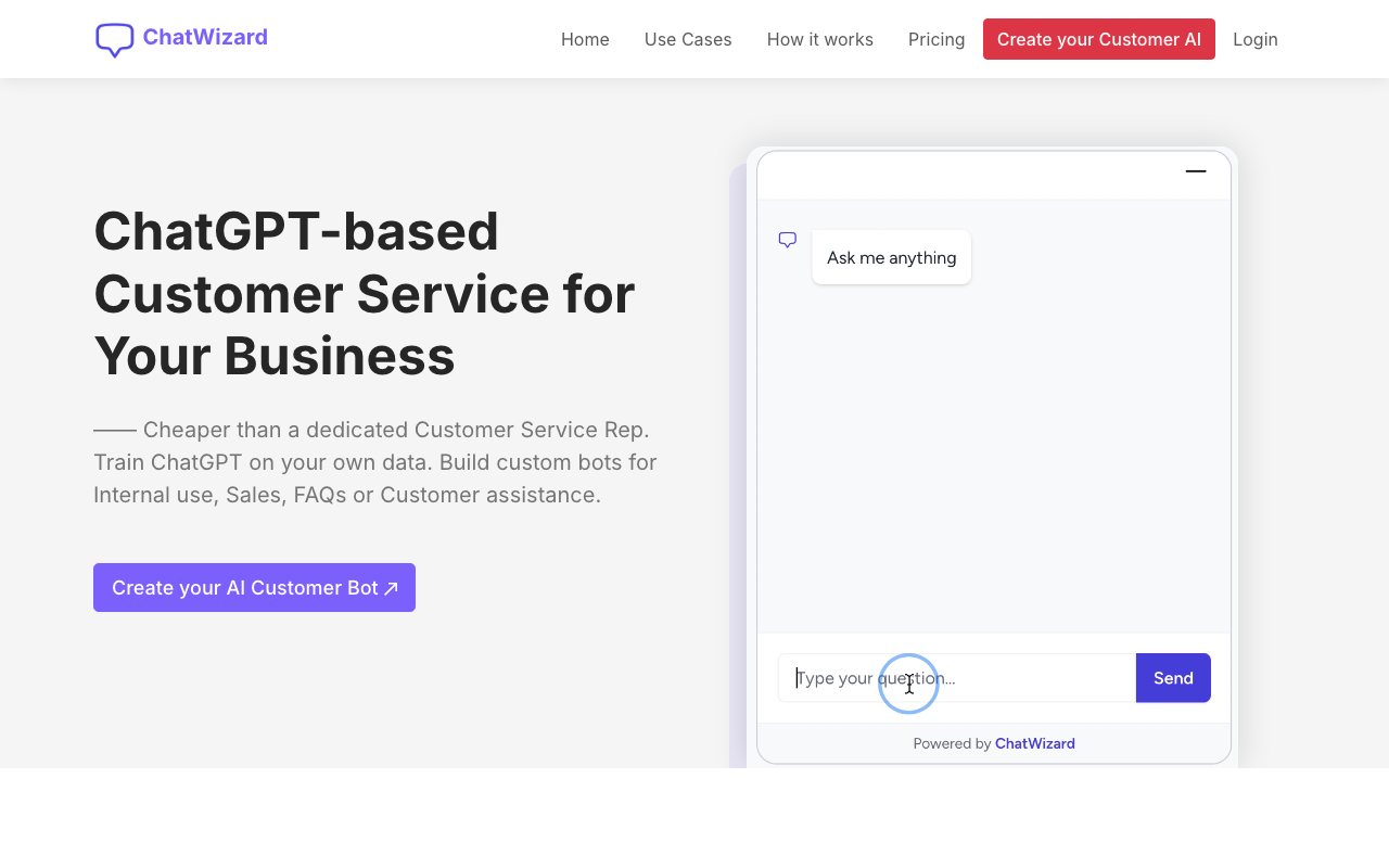 ChatWizard product screenshot