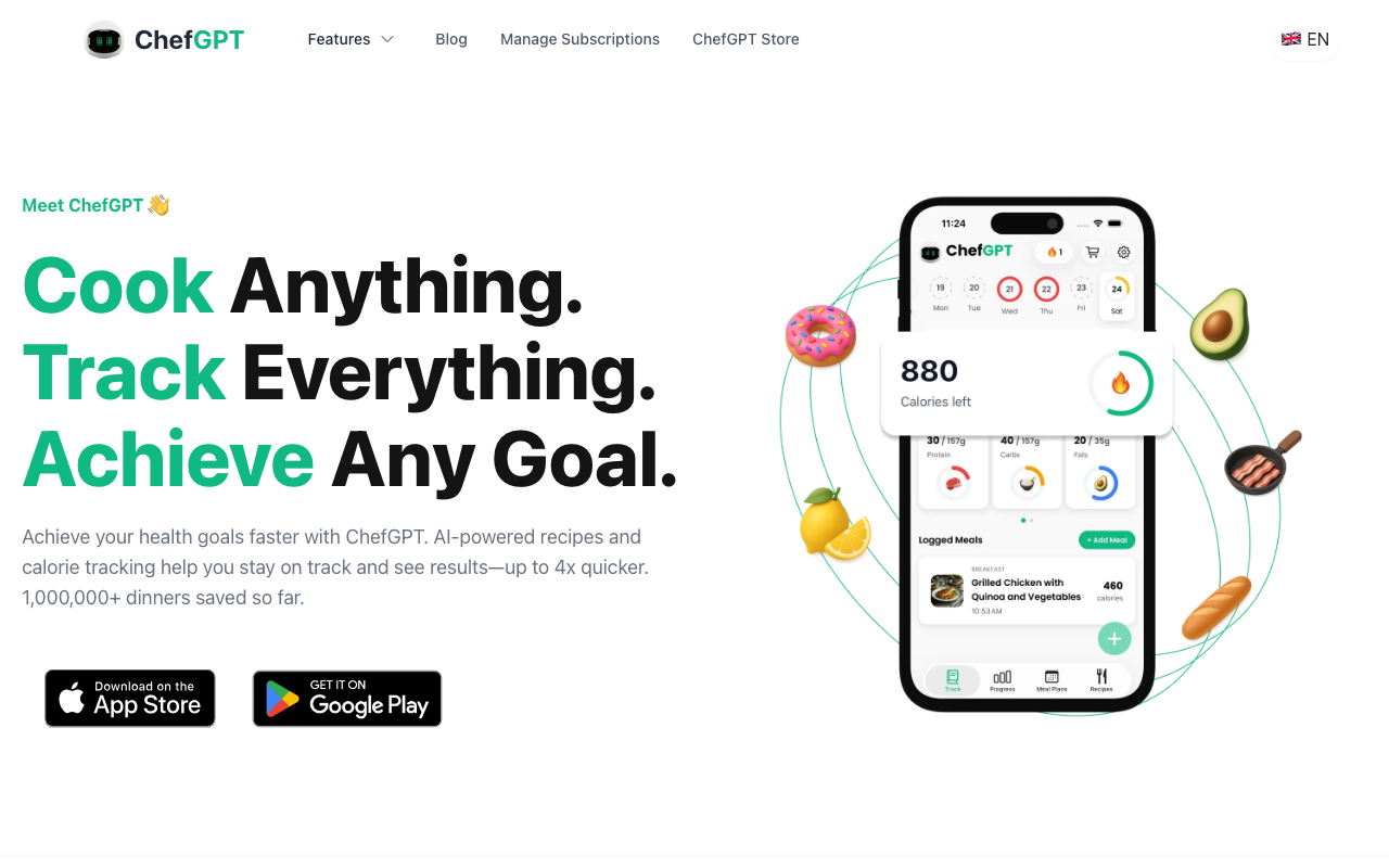 ChefGPT product screenshot