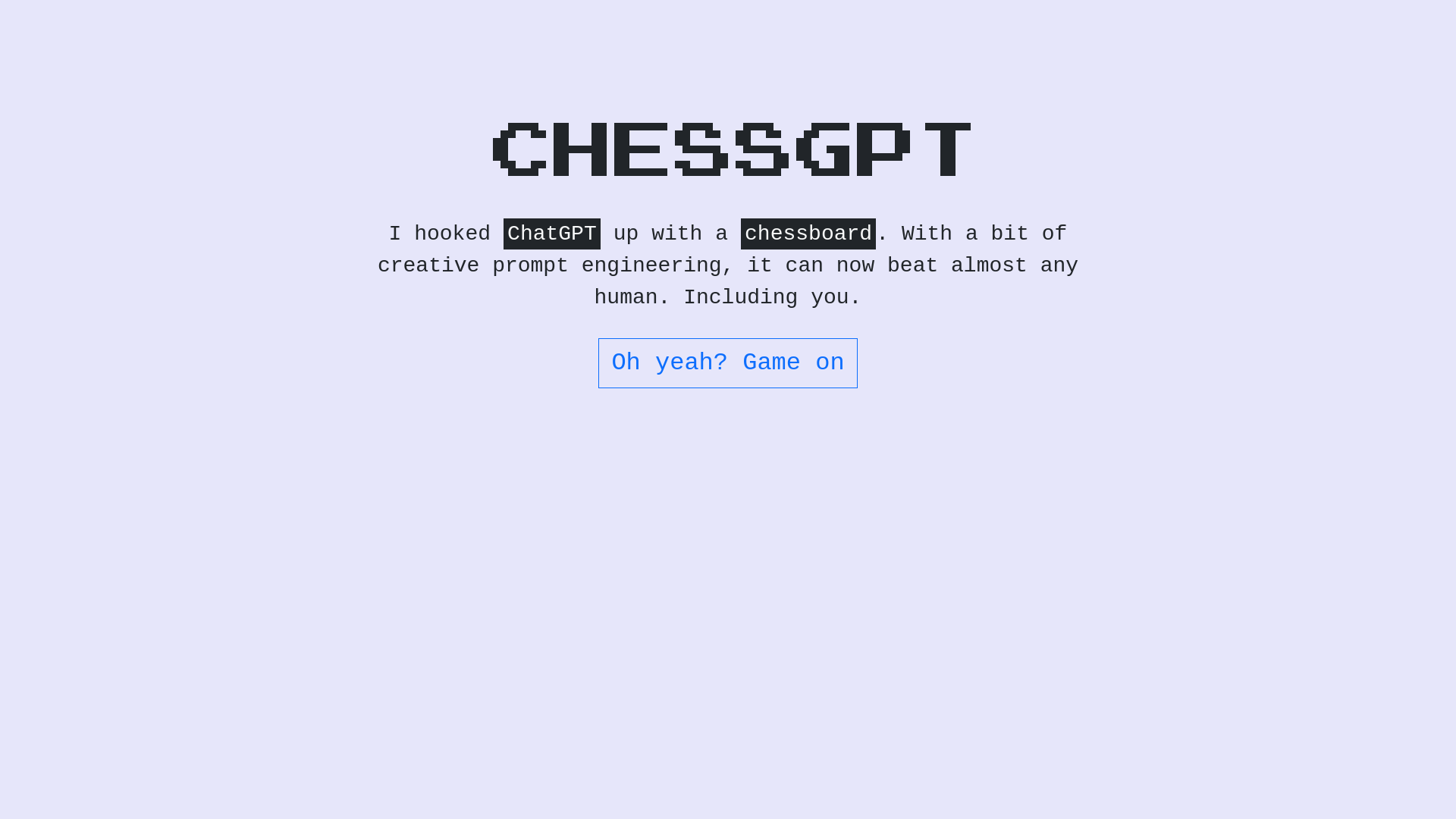 Chessgpt
