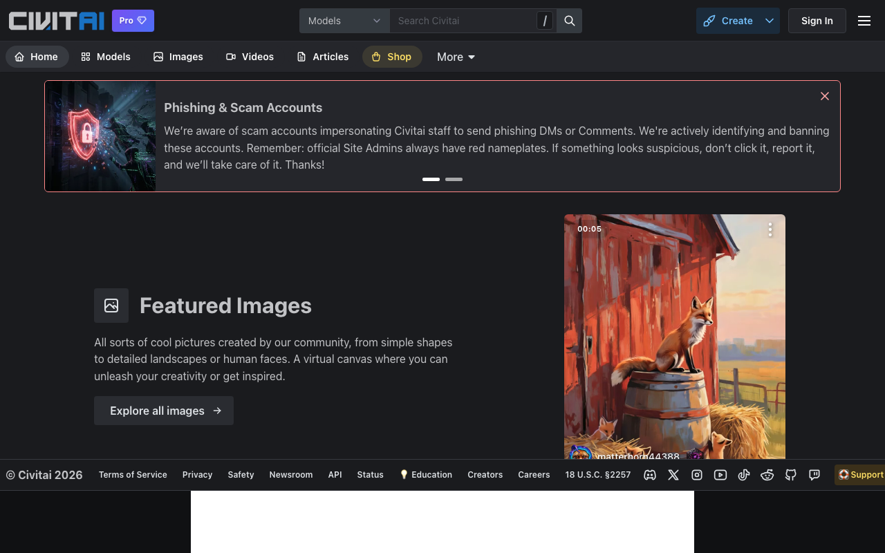 Civitai product screenshot