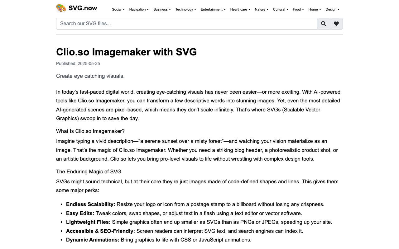 Clio Image Maker product screenshot