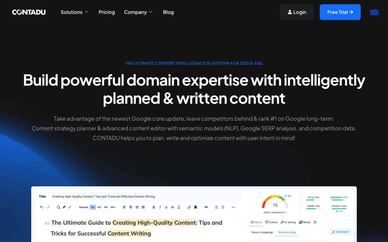 Contadu product screenshot
