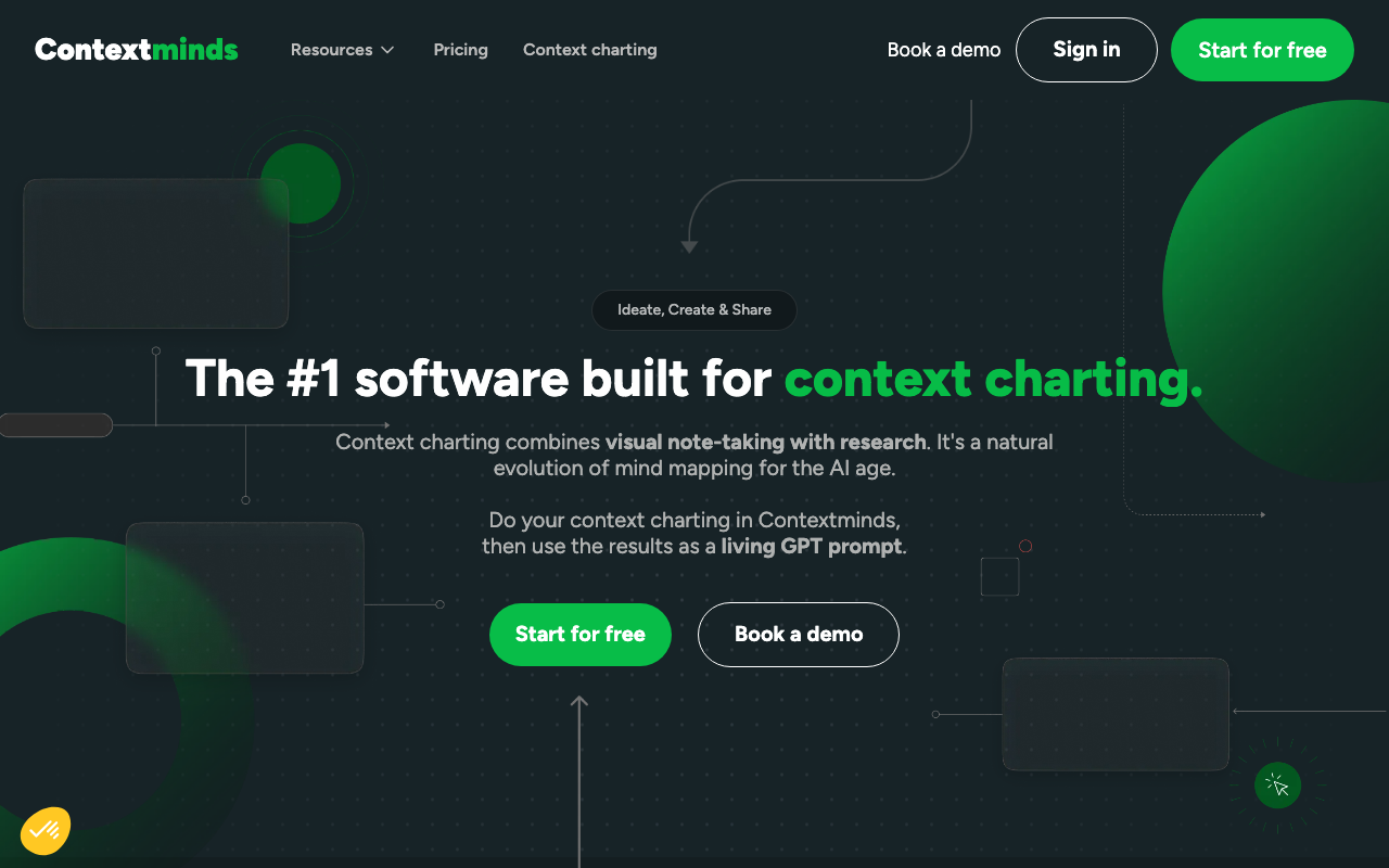 ContextMinds product screenshot