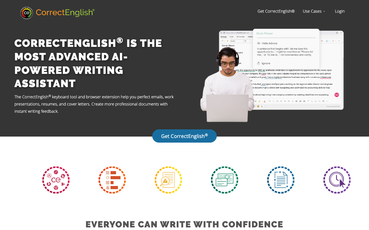CorrectEnglish product screenshot