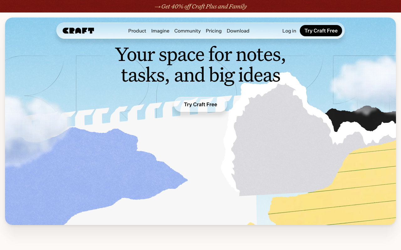 Craft product screenshot