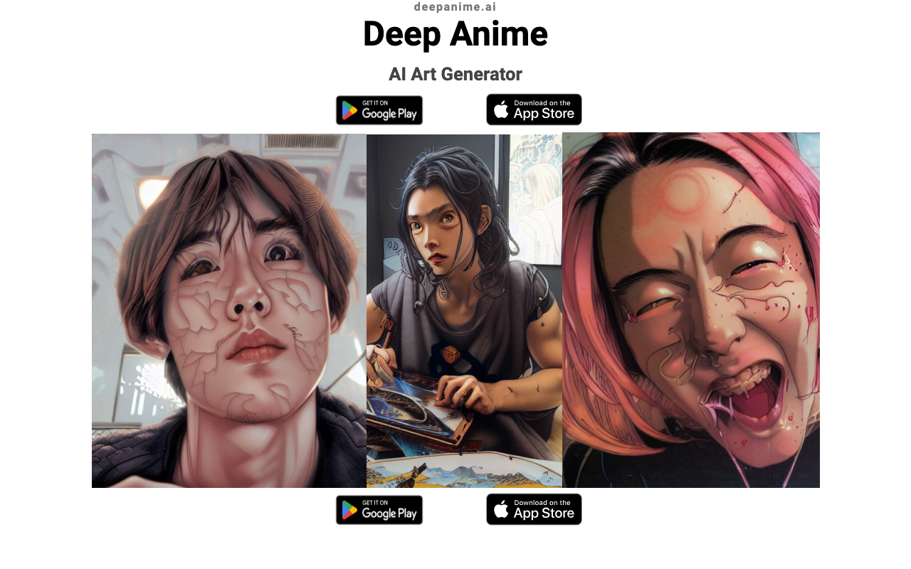 Deepanime.software product screenshot