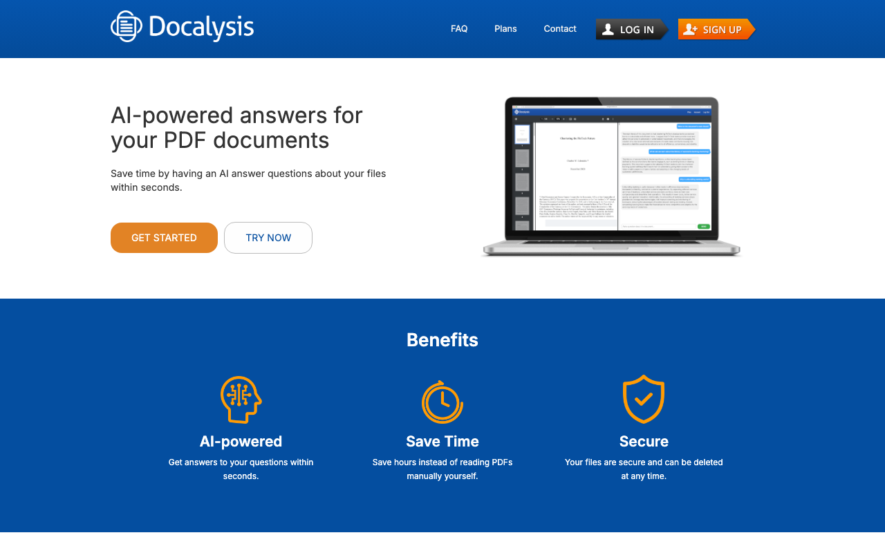 Docalysis product screenshot