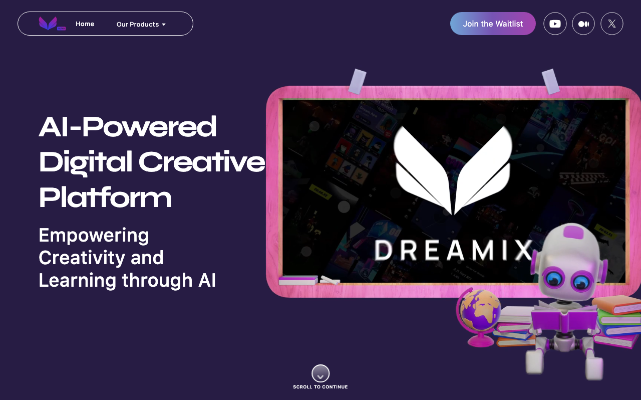 Dreamix.com product screenshot