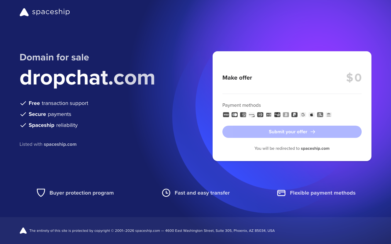 Dropchat product screenshot
