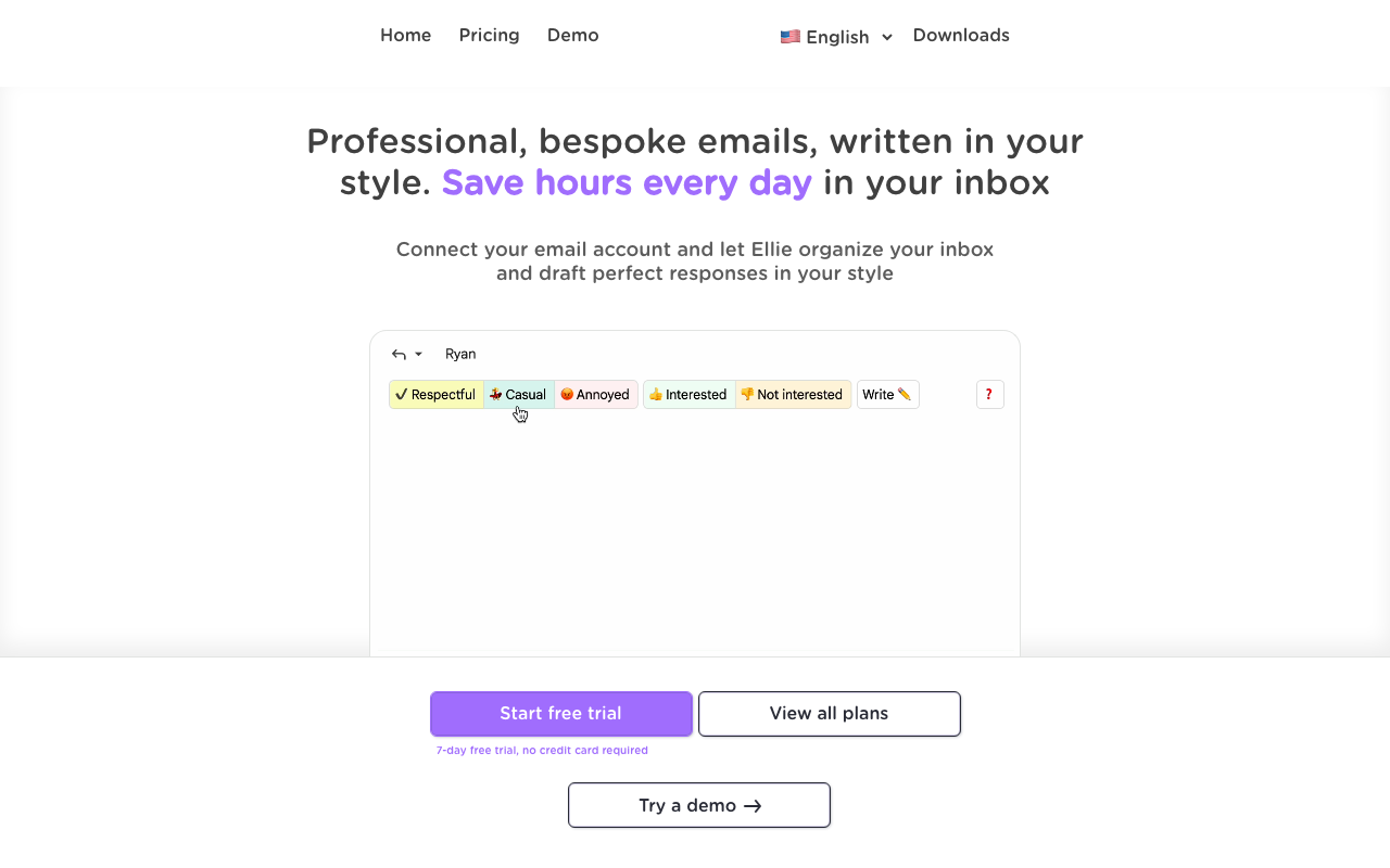 Ellie product screenshot