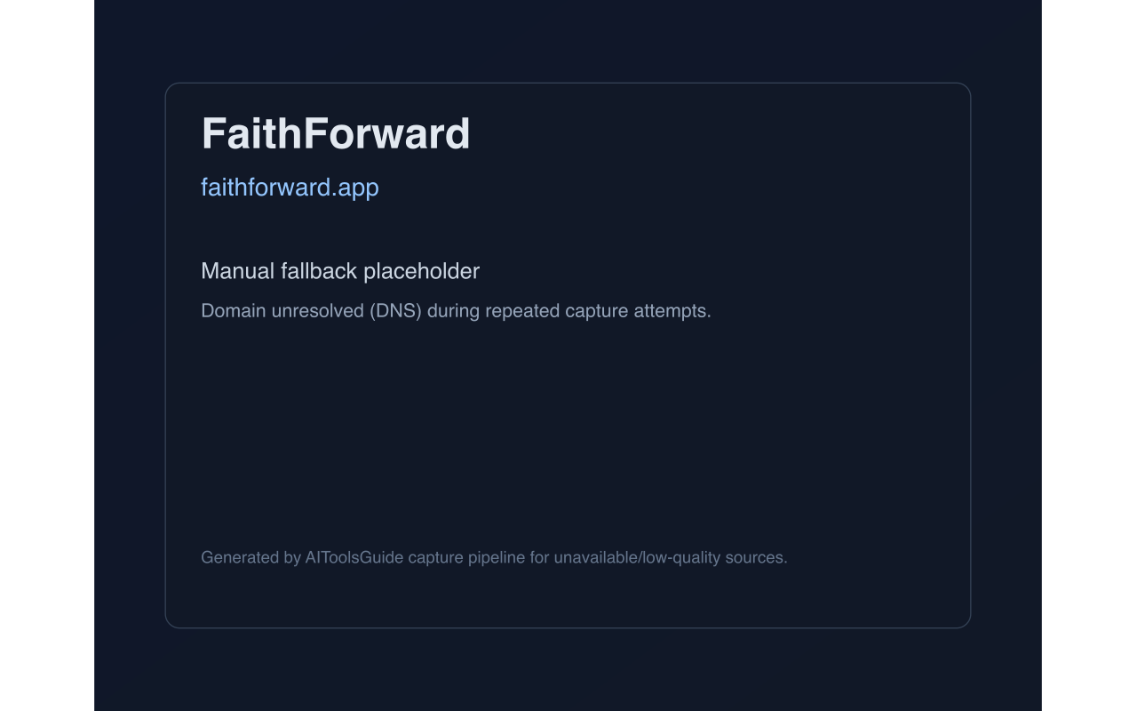 Faithforward.app