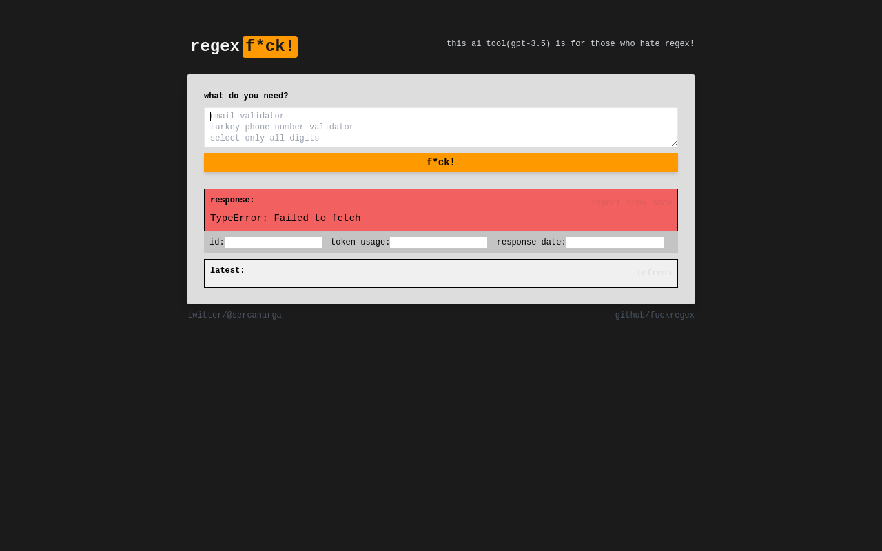 f*ck regex! product screenshot