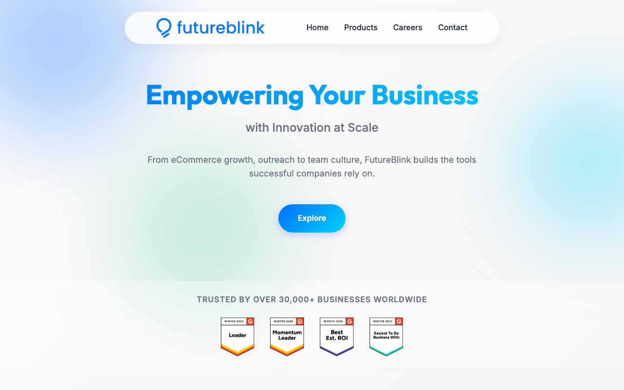 FutureBlink product screenshot