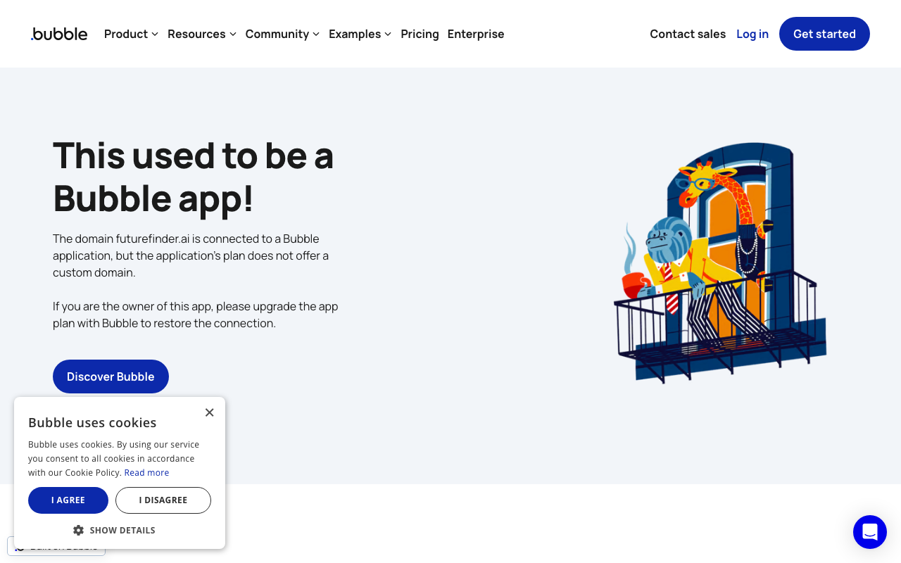 FutureFinder product screenshot