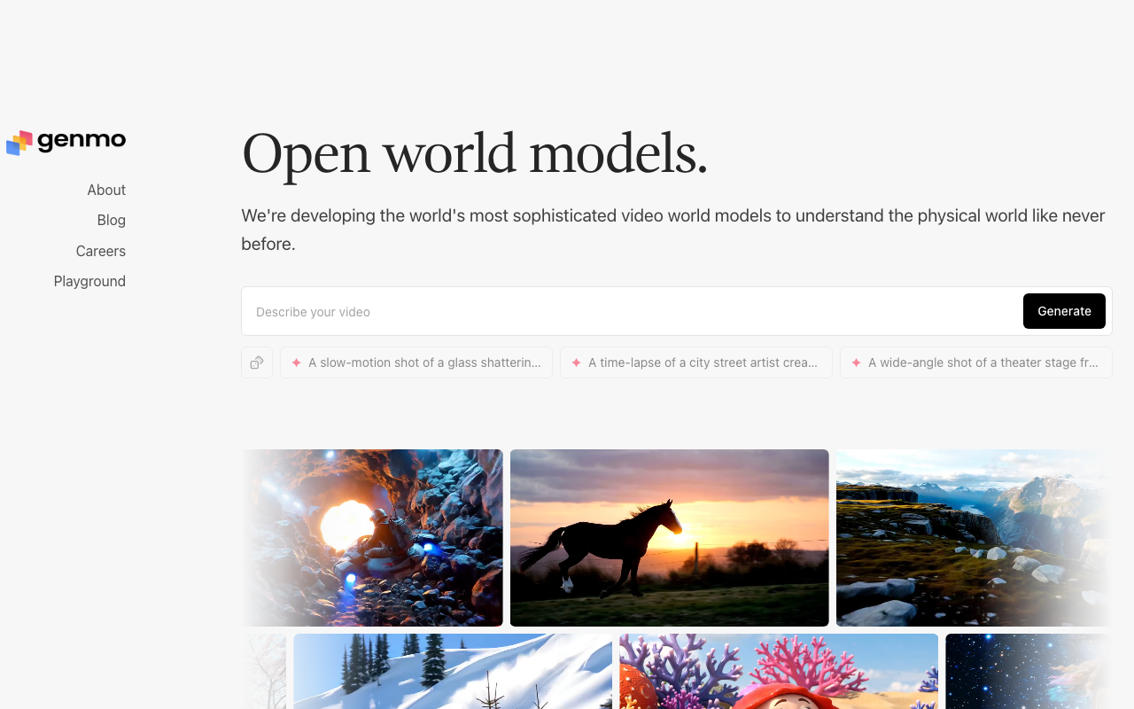 Genmo product screenshot