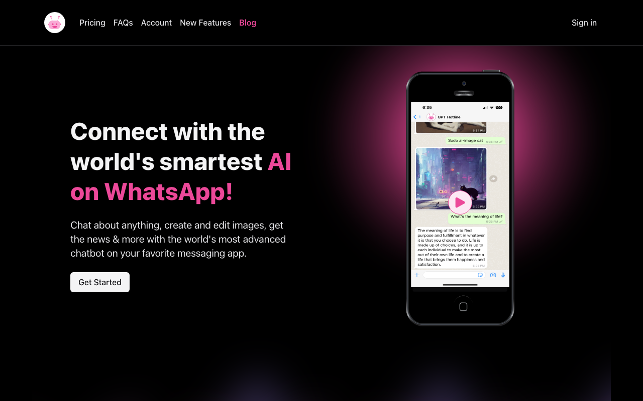 GPT Hotline product screenshot