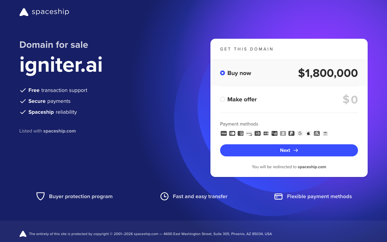 Igniter.ai product screenshot