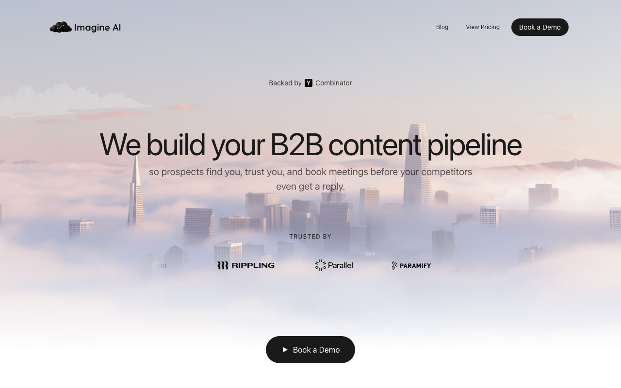 Imagine AI product screenshot
