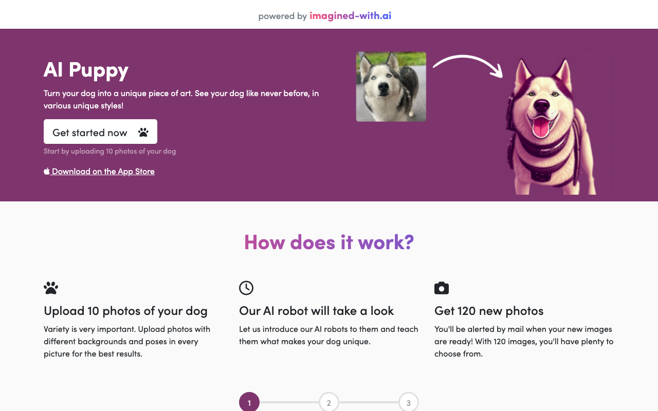Imagined-with.ai product screenshot