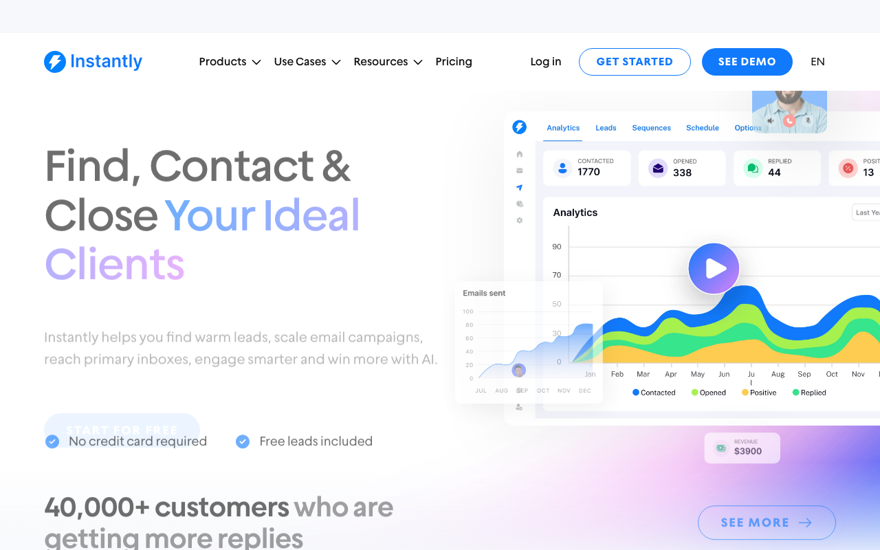 Instantly.ai product screenshot