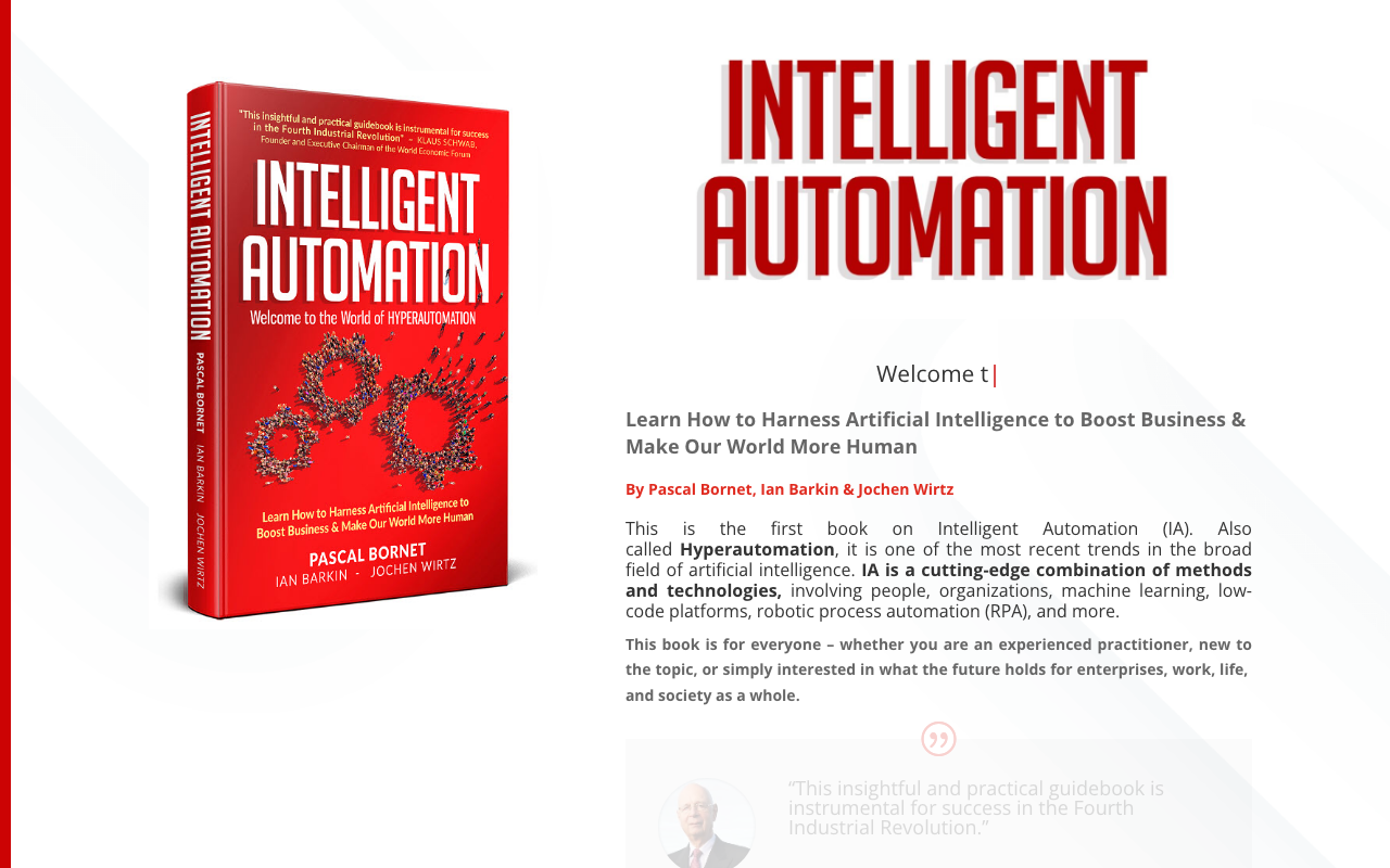Intelligentautomationbook.com product screenshot