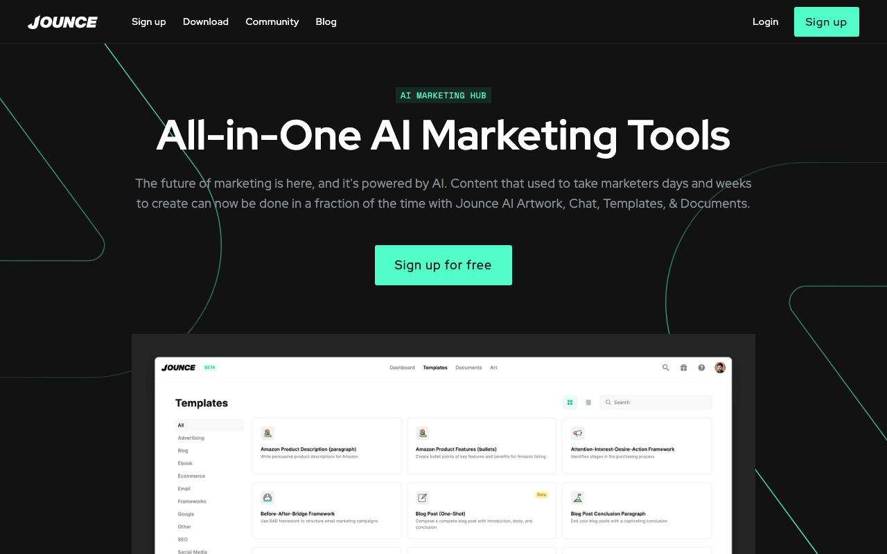 Jounce product screenshot