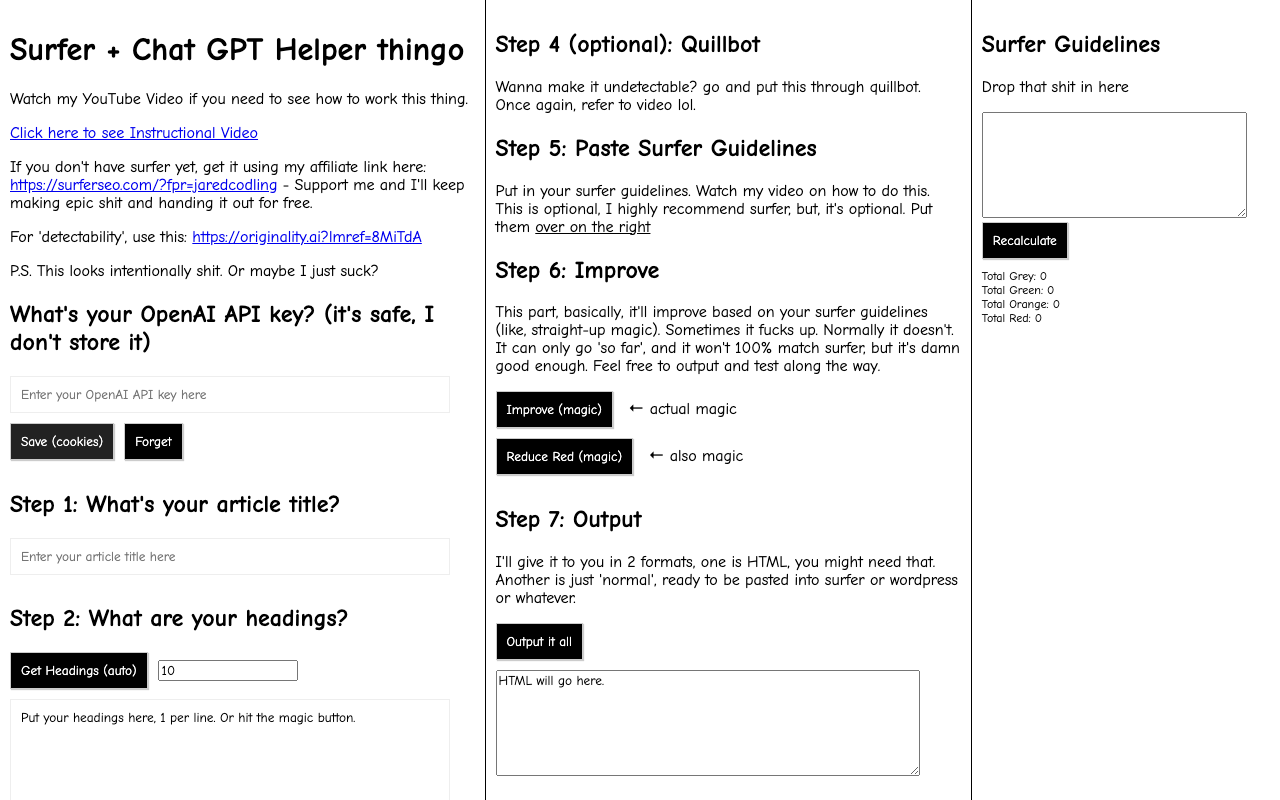 Just Some Tools product screenshot