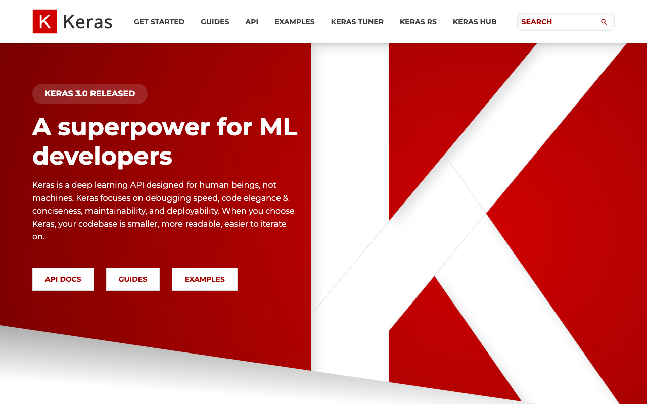 Keras product screenshot