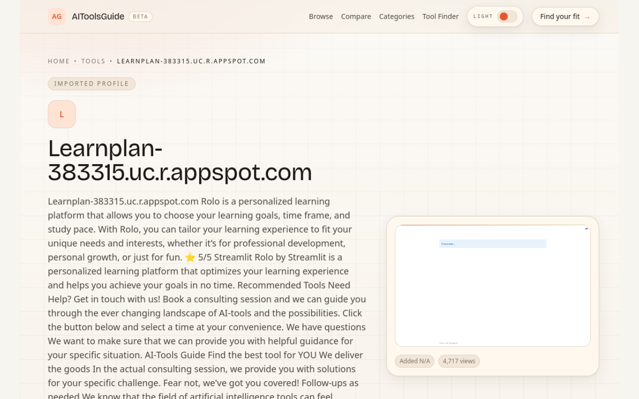 Learnplan-383315.uc.r.appspot.com product screenshot