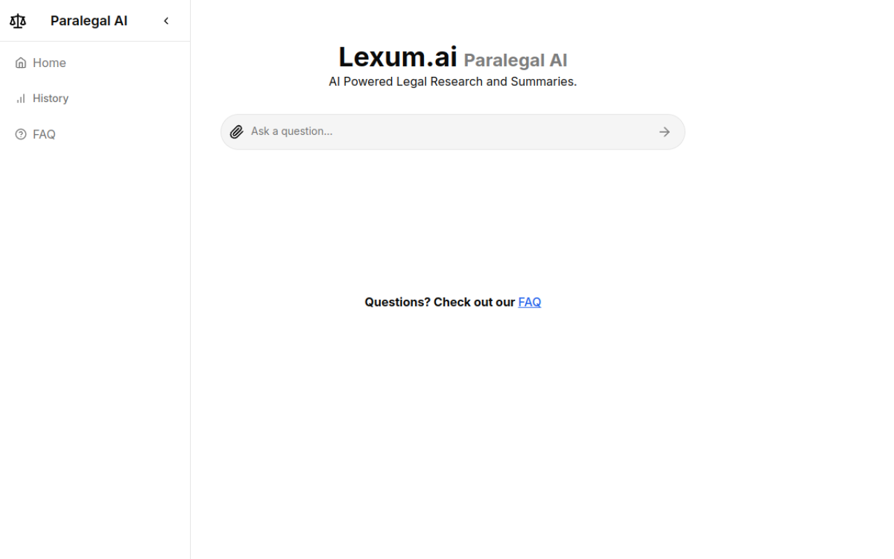 Legalquestions.help product screenshot
